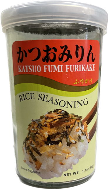 Rice Seasoning Katsuo Fumi Furikake 1.7oz (Orng/Gold/Yellow)